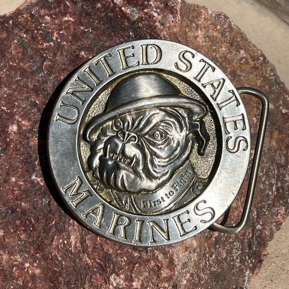 USMC “Chesty” bulldog belt buckle - Picture 3 of 4